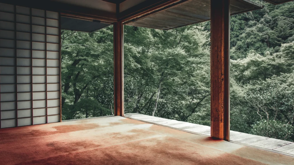 Chambre avec vue sur la forêt